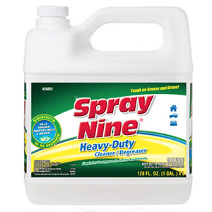 Spray Nine® Heavy Duty Cleaner, Degreaser, Disinfectant - 1 Gallon - 1 Case