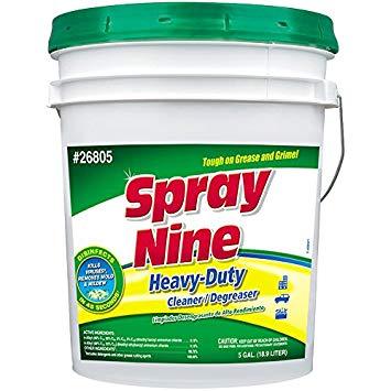 Spray Nine® Heavy Duty Cleaner, Degreaser, Disinfectant - 5 Gallon