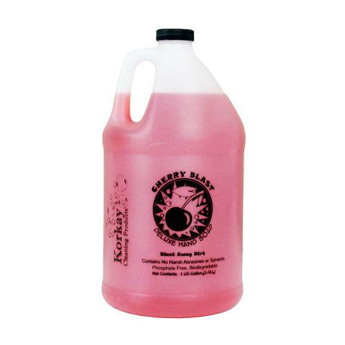 Korkay® Cherry Blast Deluxe Hand Soap With Pumice - 1 Gallon Bottle